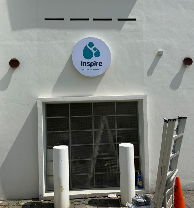 Inspire Mum &amp; Baby – Fabric Lightbox &amp; 3D Acrylic Signage at Serangoon Road, Singapore