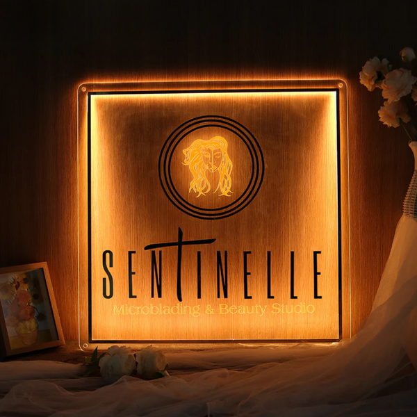 Custom Your Design Acrylic Backlit Sign (Round / Square / Special Shape Available) - Apex Signages - Signage Singapore
