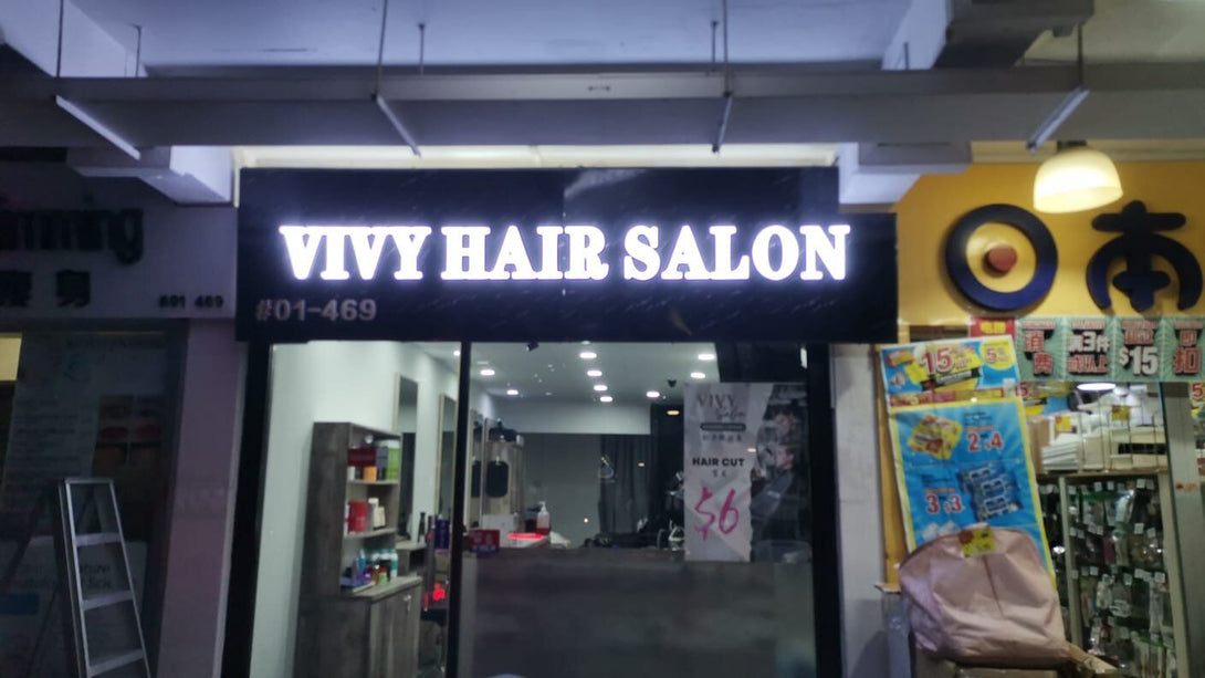 Frontlit/Backlit Acrylic Stainless Steel 3D Signage - Apex Signages - Signage Singapore