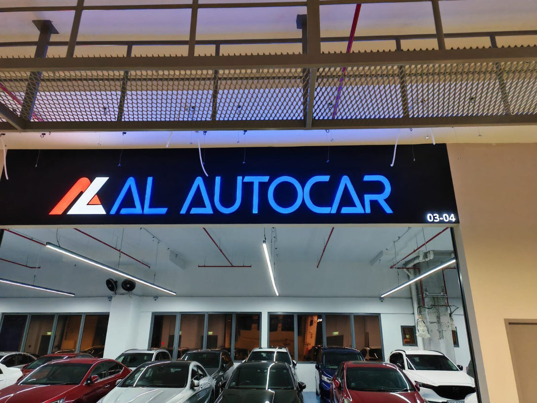 Frontlit/Backlit Acrylic Stainless Steel 3D Signage - Apex Signages - Signage Singapore
