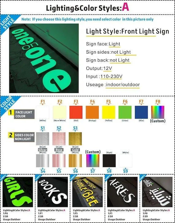 Frontlit/Backlit LED Acrylic Signage - Apex Signages - Signage Singapore