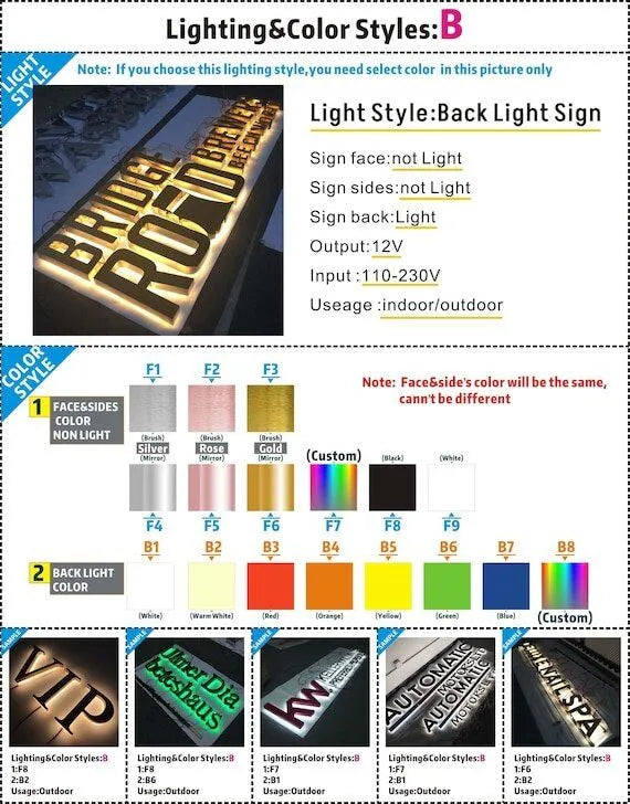 Frontlit/Backlit LED Acrylic Signage - Apex Signages - Signage Singapore