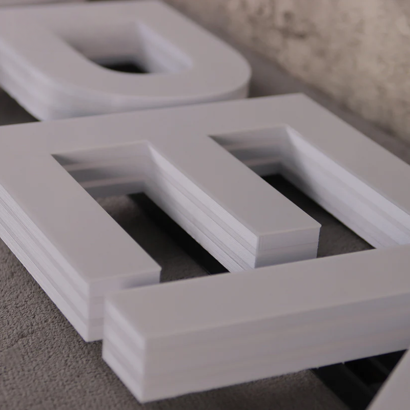 Channel Lettering Gradient Full Color Full Color Style LED Track Channel Letters Sign with Easy and Quick In