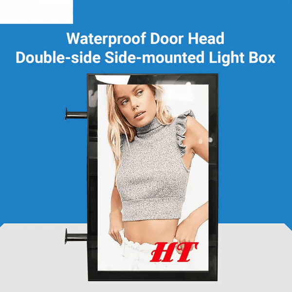 Indoor & Outdoor Use – Side-mounted Double Side Illuminated Advertising Light Box Sign - Apex Signages - Signage Singapore