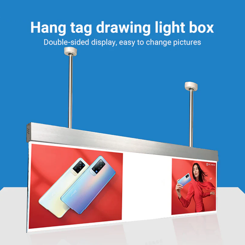 Box Sign Changeable Top-hanging Poster Changeable Double Side Light Box Sign