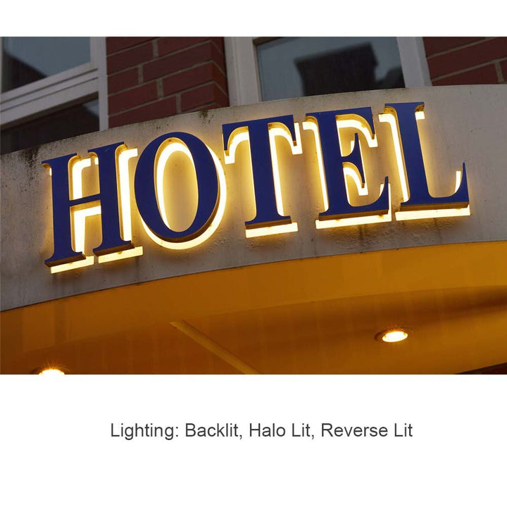 LED Channel Letter Sign, 6 Letters 12 to 36-inch Tall - Apex Signages - Signage Singapore