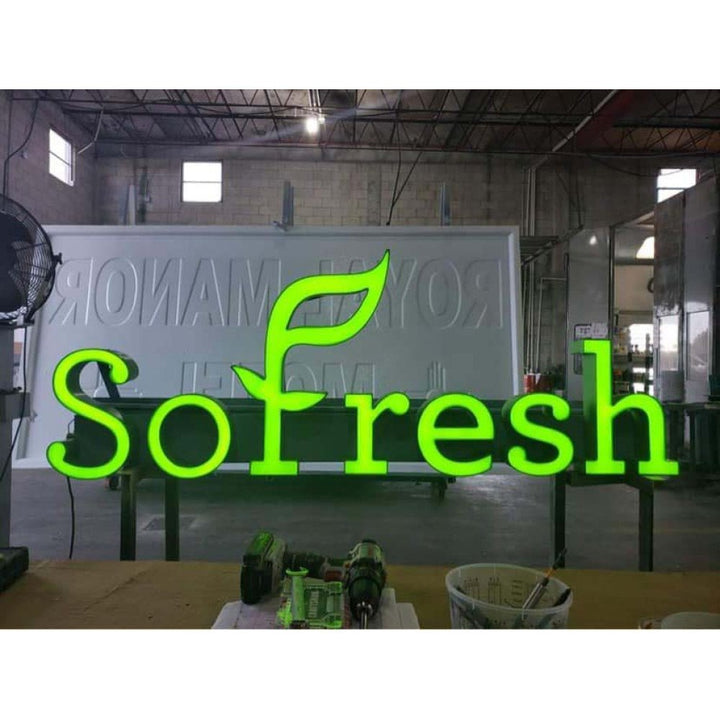 LED Channel Letter Sign, 6 Letters 12 to 36-inch Tall - Apex Signages - Signage Singapore