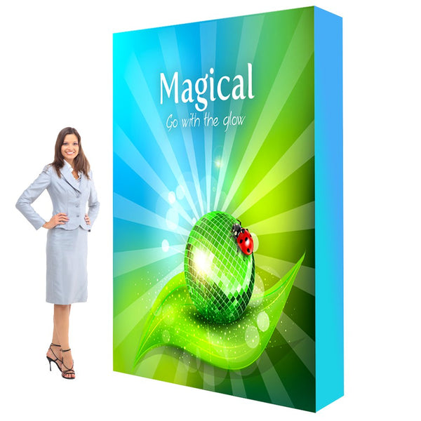 Lumiere Backlit Pop Up Display 5ft X 7.5ft with SEG Graphics - Apex Signages - Signage Singapore