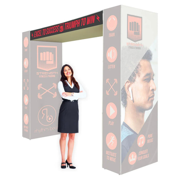 Lumiere Bridge 30 x 88 Popup Archway - Apex Signages - Signage Singapore