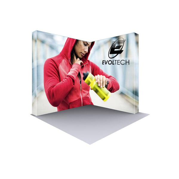 Lumiere Light Wall 10’w x 8’w x 10’h Popup Display Kit A – Backlit - Apex Signages - Signage Singapore
